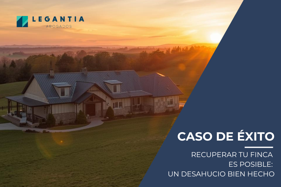 Cuando un contrato termina, la propiedad se recupera. recuperar finca