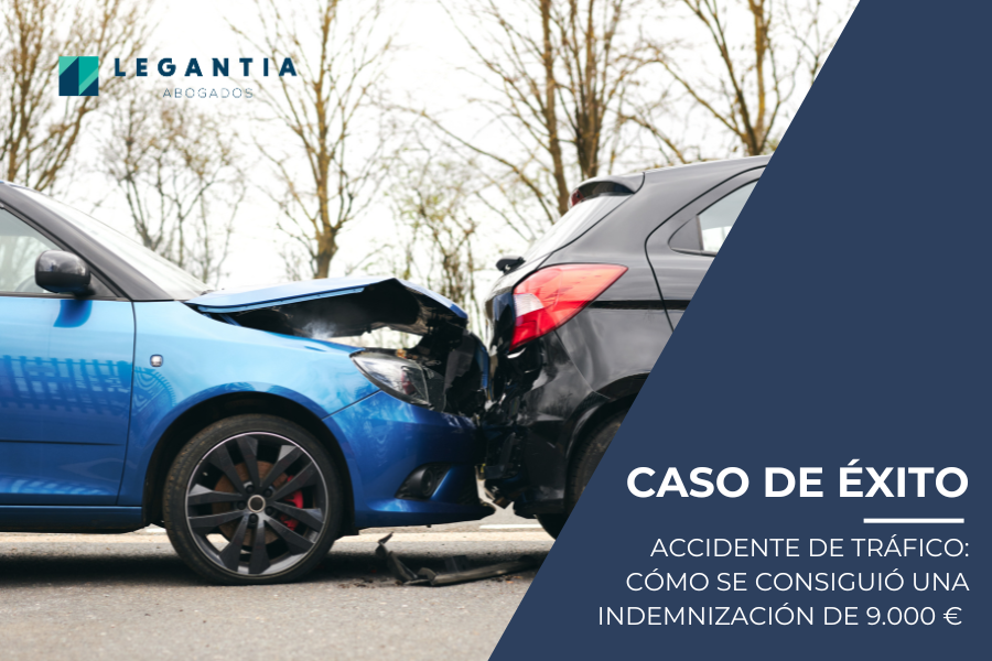 Acuerdo judicial indemnización accidente de tráfico aseguradora 9.000 euros